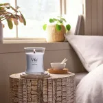 Lavender & Cedar vonná svíčka s dřevěným knotem 275 g