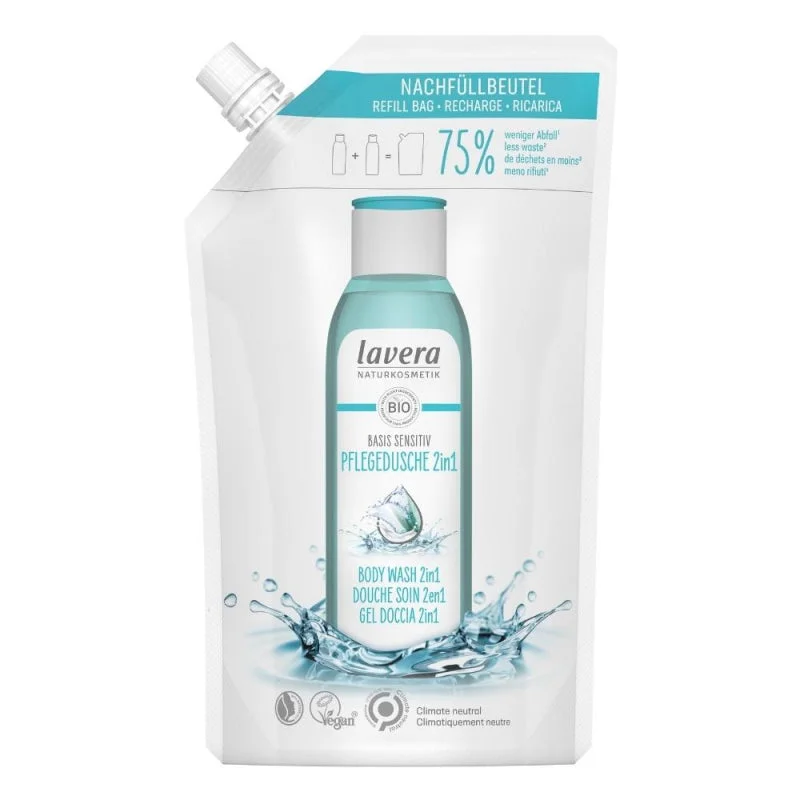 Lavera Basis Sensitive Sprchový gel na tělo a vlasy 2v1 250 ml - i pro citlivou pokožku