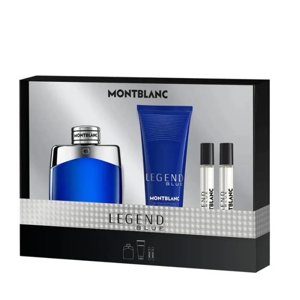Legend Blue 100 ml + SG na tělo i vlasy 100 ml + EDP MINI 2 x parfémovaná voda pro muže 8 ml