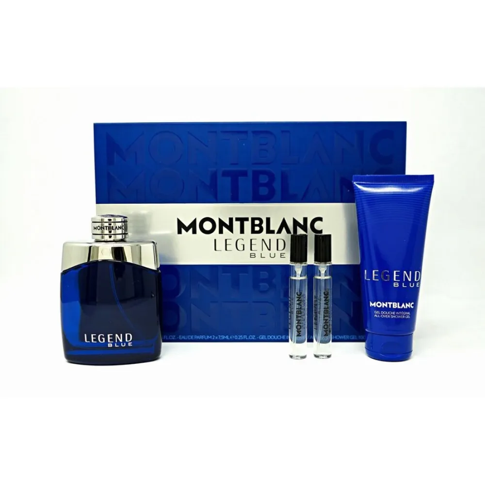 Legend Blue 100 ml + SG na tělo i vlasy 100 ml + EDP MINI 2 x parfémovaná voda pro muže 8 ml