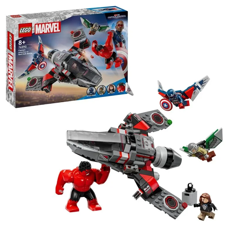 Marvel 76292 Souboj: Kapitán Amerika vs. Red Hulk