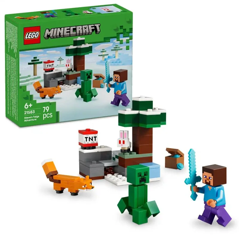 Minecraft® 21583 Steve a dobrodružství v tajze