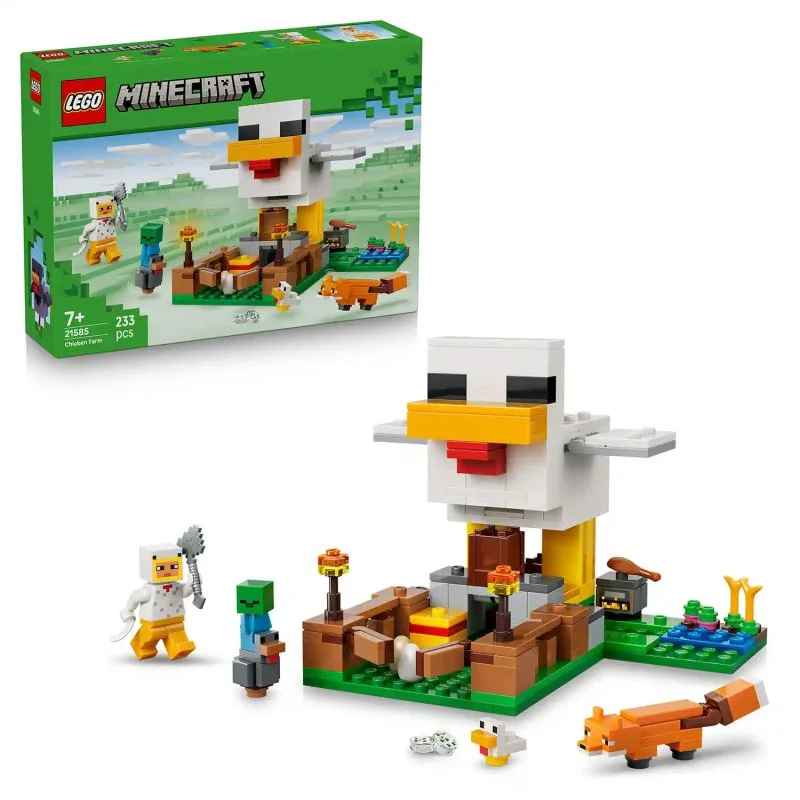Minecraft® 21585 Slepičí farma