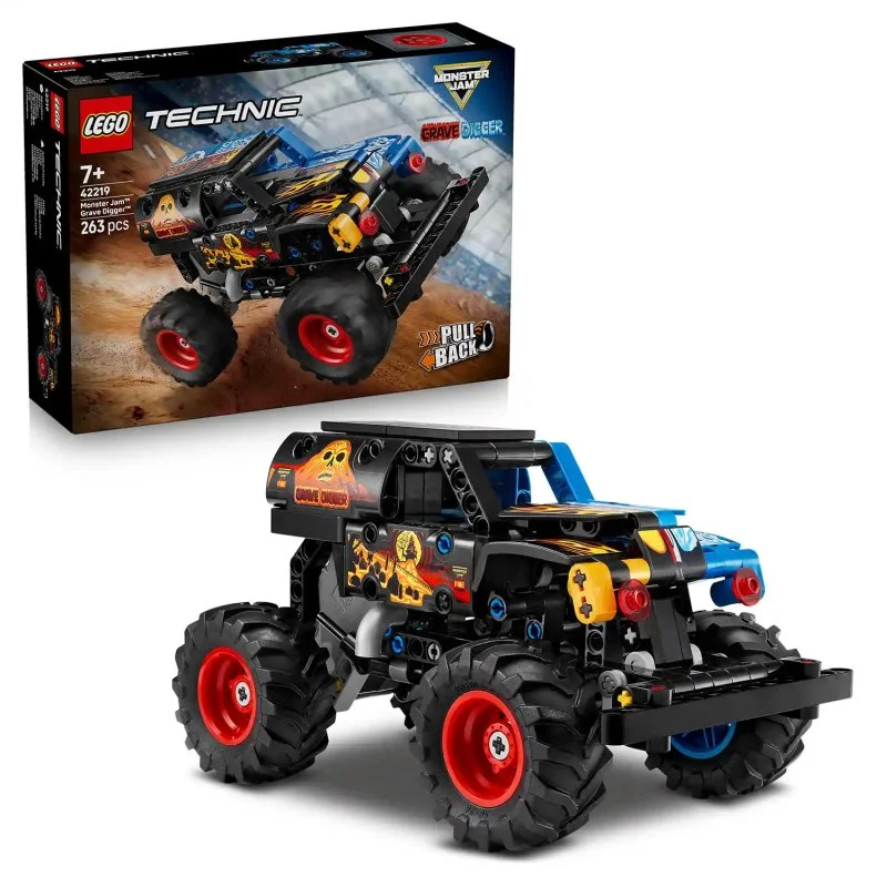 Technic 42219 Monster Jam™ Grave Digger™ Oheň a led