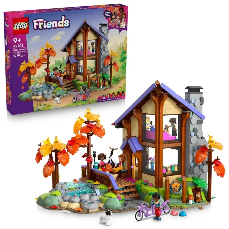 Friends 42705 Útulná chata v podzimním lese