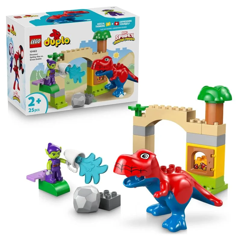 DUPLO® 10463 Dinosaurus Spidey-Rex vs. Zelený goblin