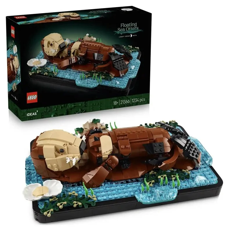 Ideas 21366 Plavající mořské vydry