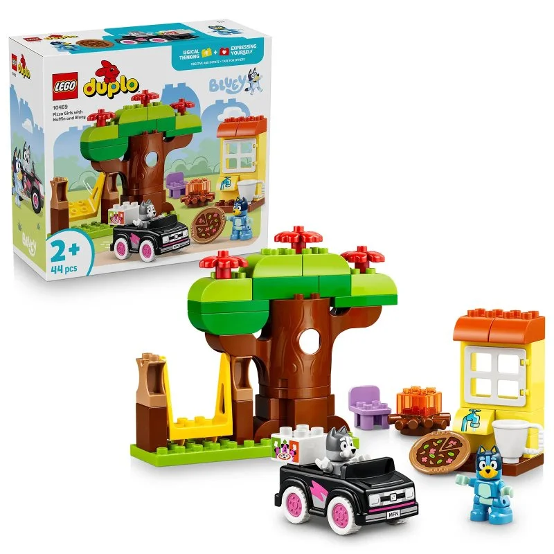 DUPLO® 10469 Muffin, Bluey a rozvoz pizzy
