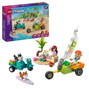 LEGO® Friends 42641 Dobrodružství se surfujícími psy a skútrem