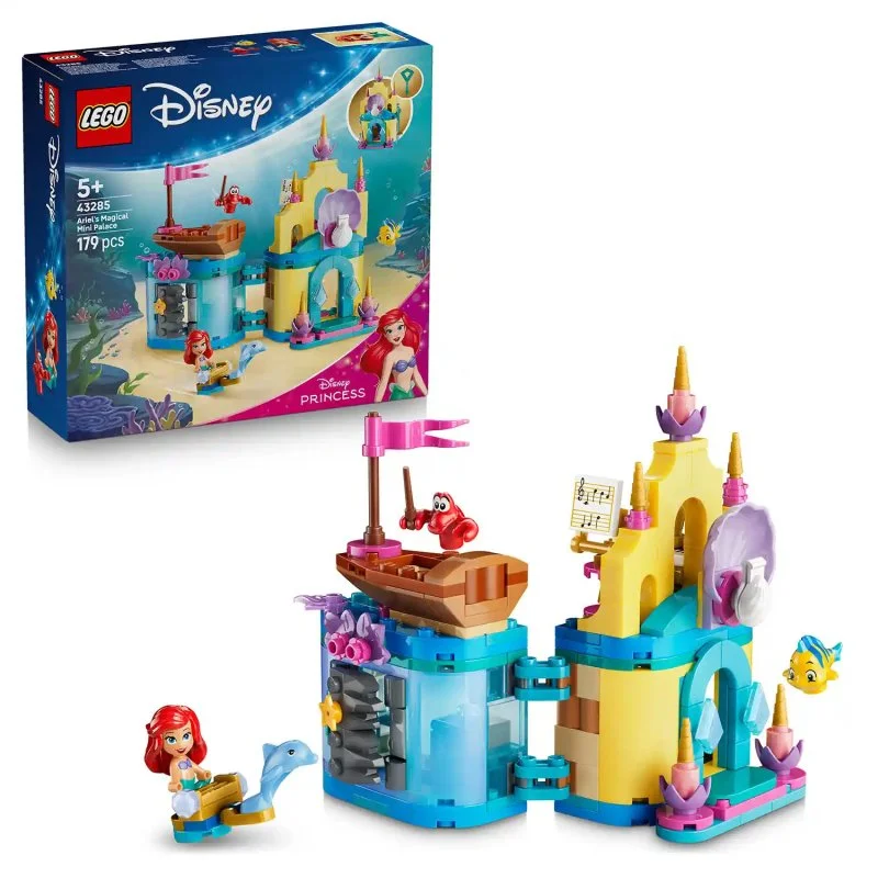 │ Disney Princess 43285 Ariel a její kouzelný miniaturní palác