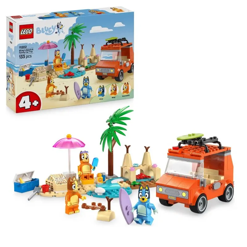 Bluey 11202 Bluey a rodinný výlet autem na pláž
