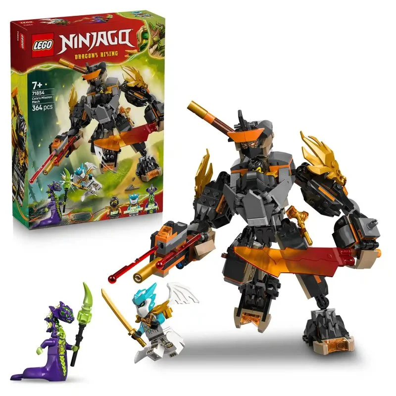NINJAGO® 71854 Coleův expediční robot a dračí Zane