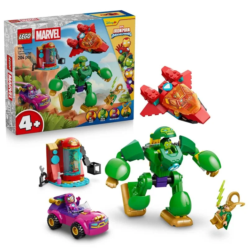 Disney Junior Marvel 11211 Loki vs. Iron Manův tým