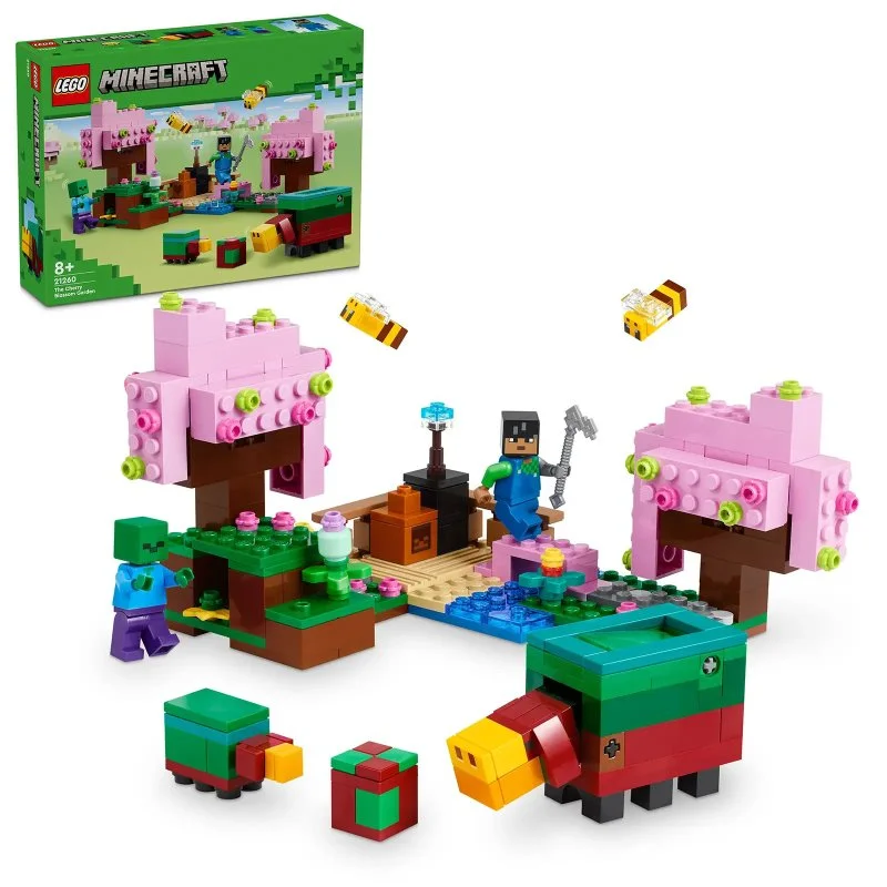 Minecraft® 21260 Zahrada s rozkvetlými třešněmi