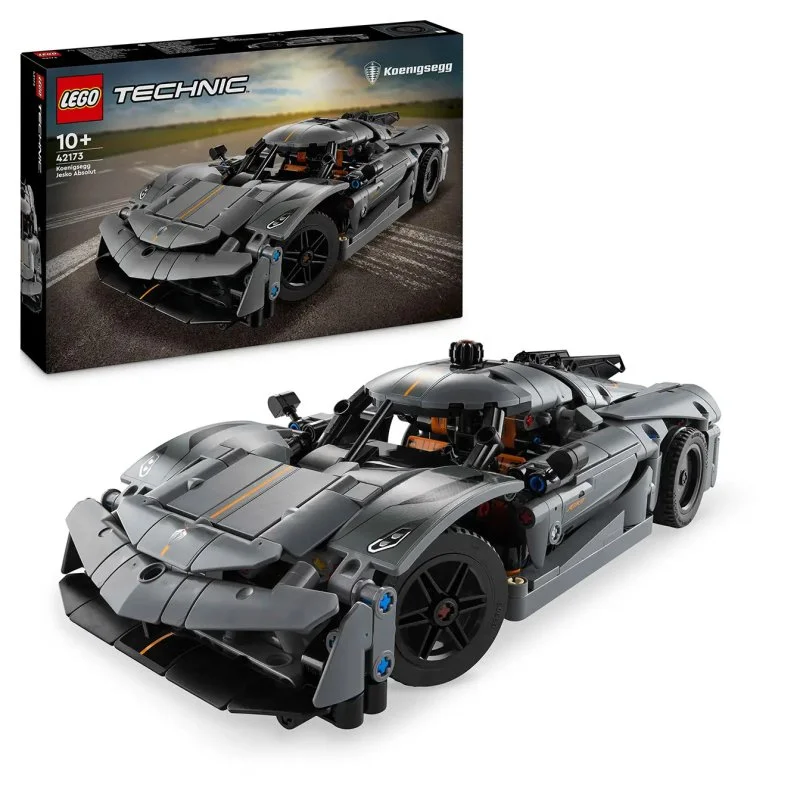 Technic 42173 Šedé hyperauto Koenigsegg Jesko Absolut