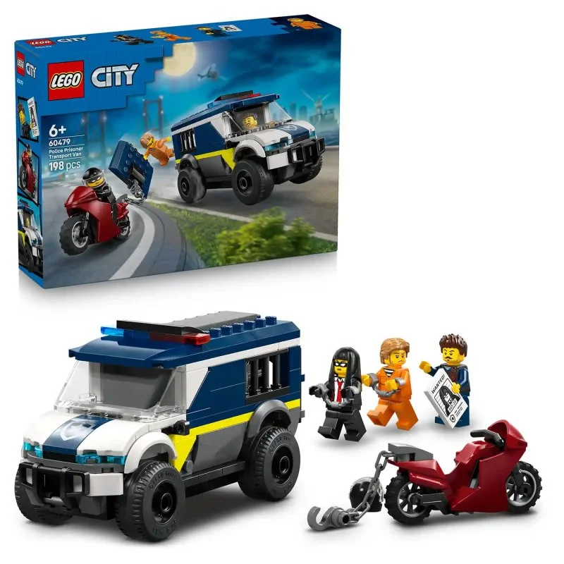 City 60479 Policejní dodávka pro převoz vězňů