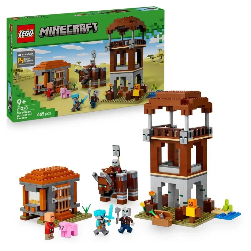 Minecraft® 21278 Základna plenitelů a Ničitel