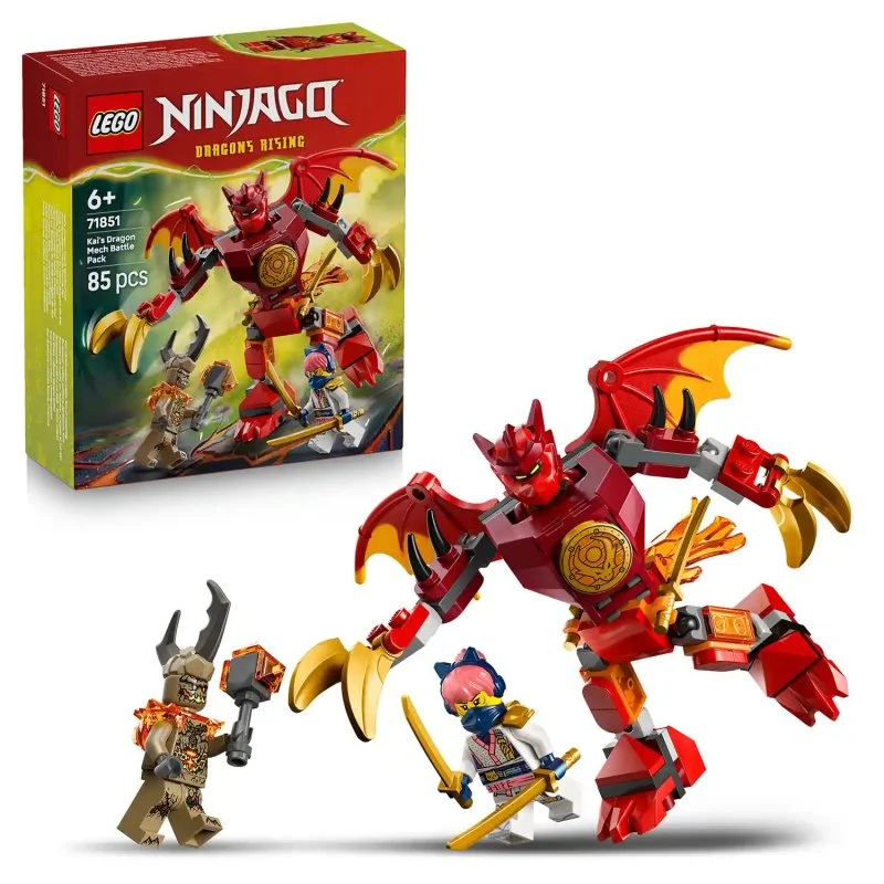 NINJAGO® 71851 Kaiův bojový balíček s dračím oblekem