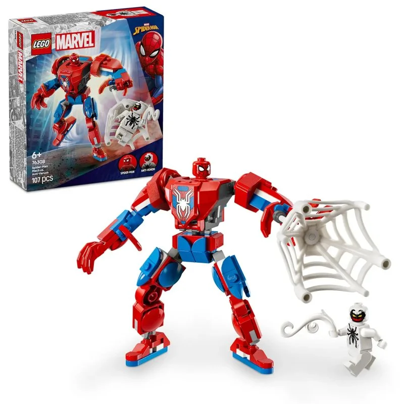 Marvel 76308 Spider-Man v robotickém obleku vs. Anti-Venom