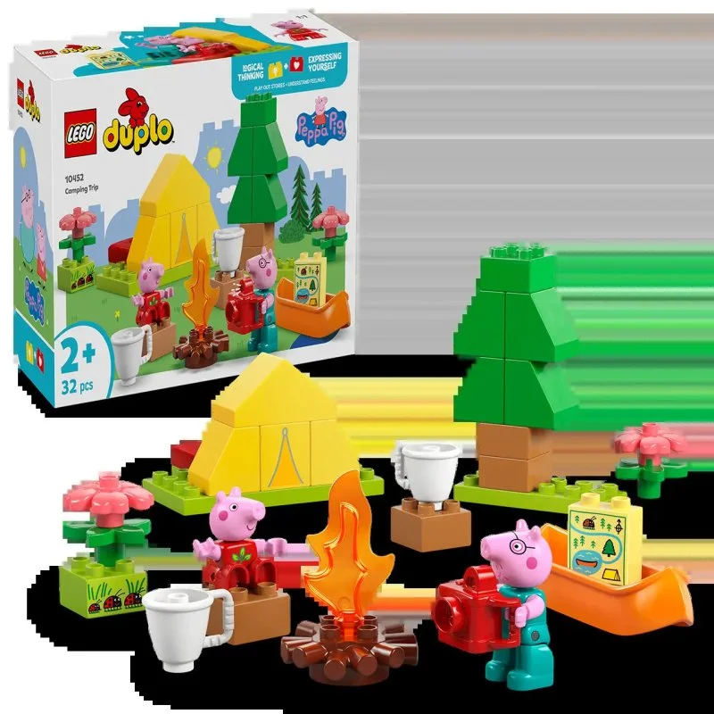 DUPLO® Prasátko Peppa 10452 Táboření