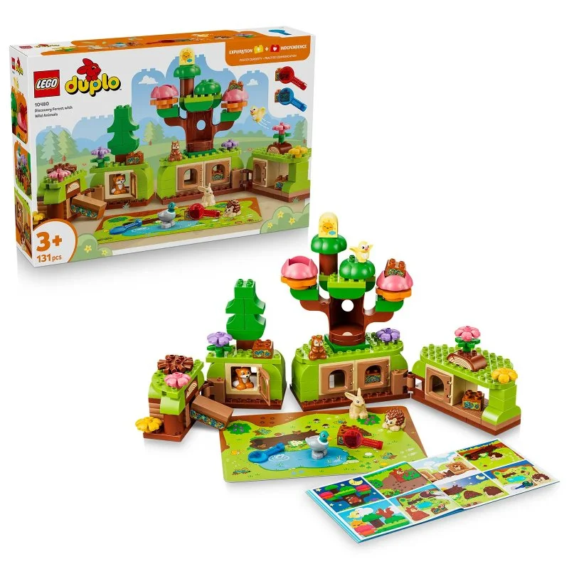 DUPLO® 10480 Les plný objevů a divokých zvířátek