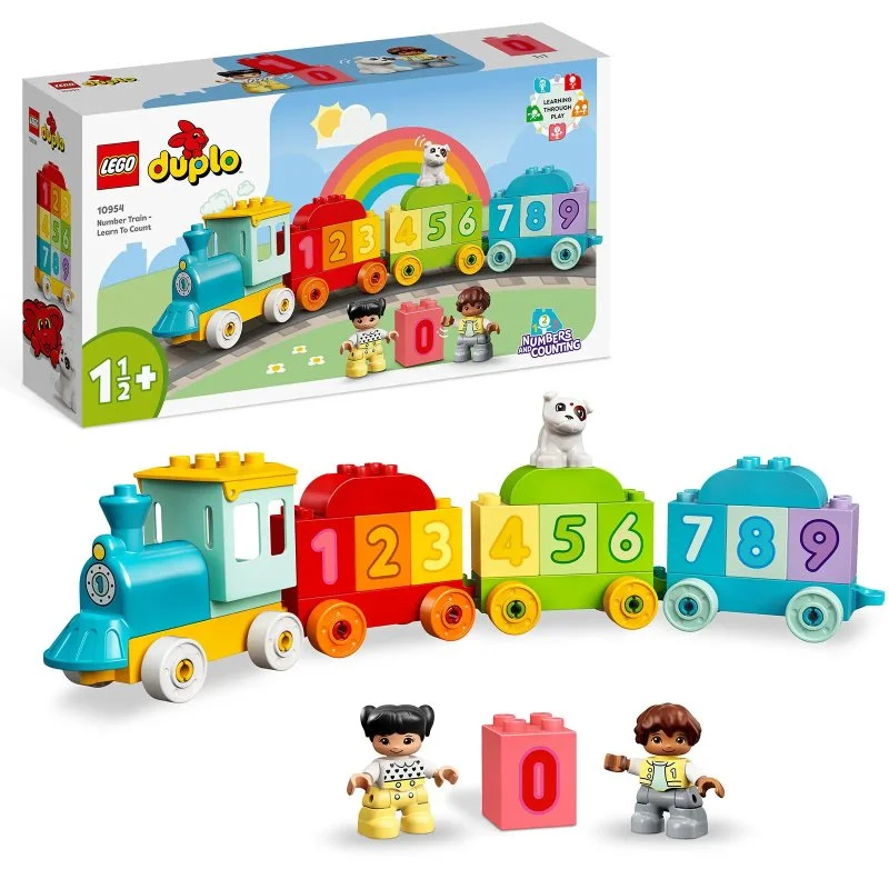 DUPLO® 10954 Vláček s čísly – Učíme se počítat