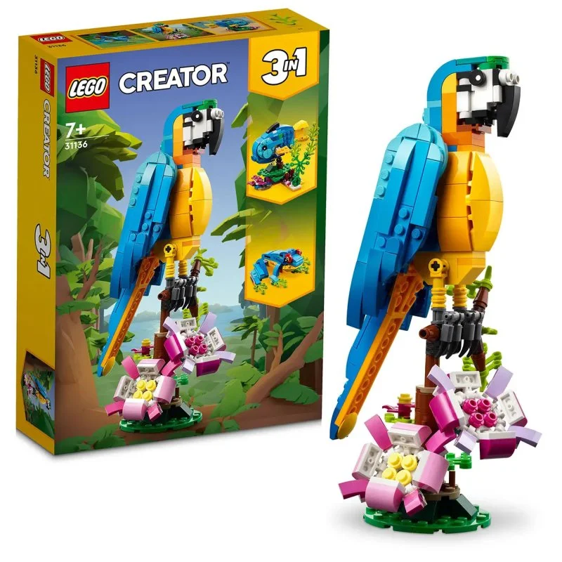 Creator 3 v 1 31136 Exotický papoušek
