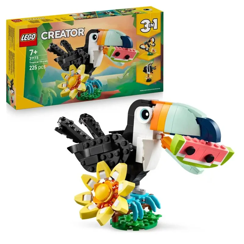 Creator 3 v 1 31173 Divoká zvířata: Tropický tukan