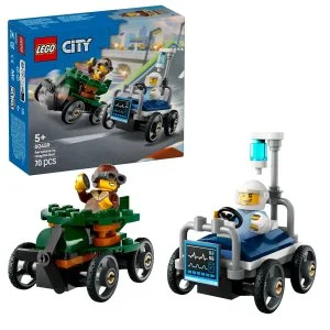 LEGO® City 60459 Závodní balíček: Letadlo vs. nemocniční lůžko