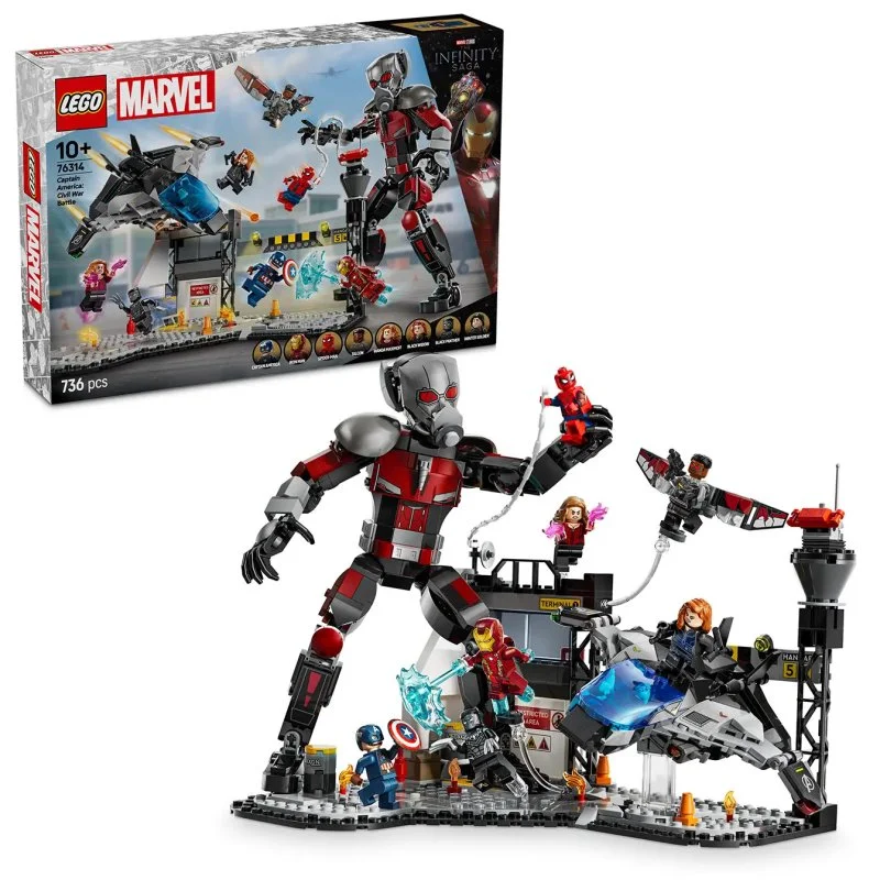 Marvel 76314 Akční bitva – Captain America: Občanská válka