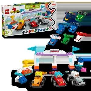 LEGO® DUPLO® 10445 Závodní auta a řidiči týmu F1®