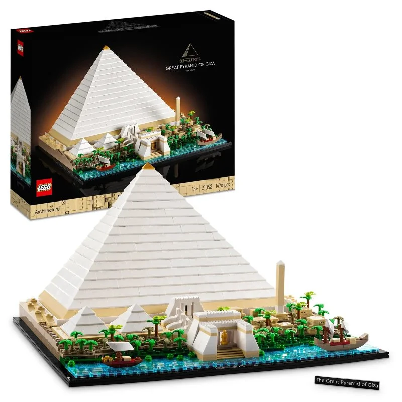 Architecture 21058 Velká pyramida v Gíze