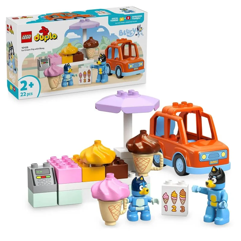 DUPLO® 10458 Bluey a výlet na zmrzlinu