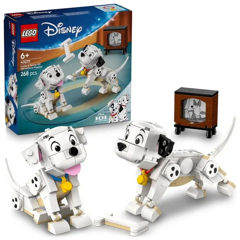 │ Disney 43271 Štěňátka Štístko a Penny z filmu 101 dalmatinů