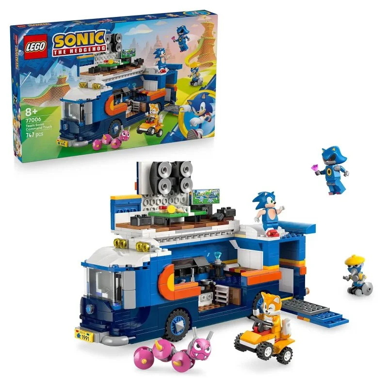 Sonic the Hedgehog™ 77006 Velitelské vozidlo týmu Sonic