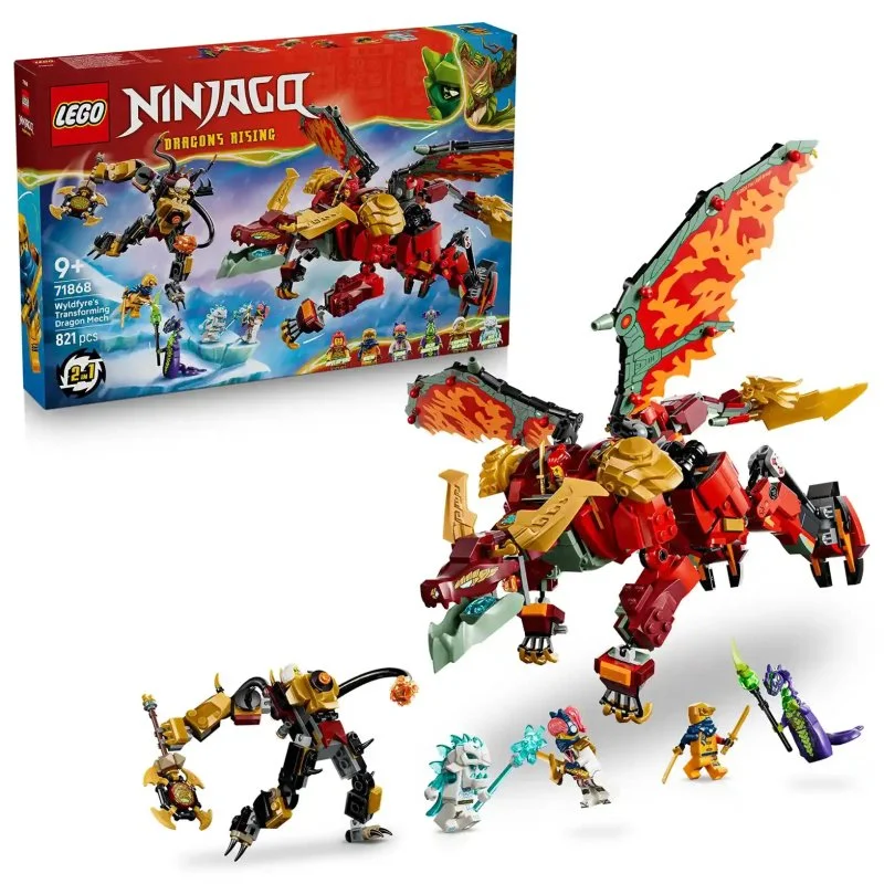 NINJAGO® 71868 Wyldfyre a transformační dračí oblek