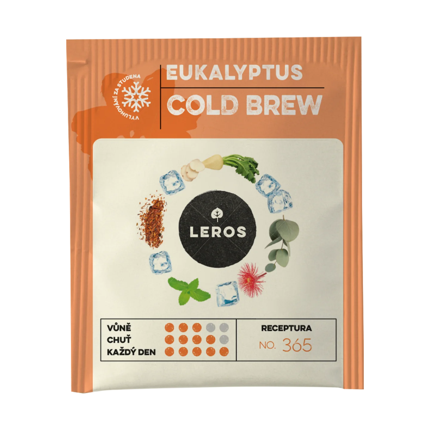 LEROS Bylinná směs Eukalyptus Cold Brew - nálev. sáčky (20 x 1,8 g) - na přípravu ledového čaje