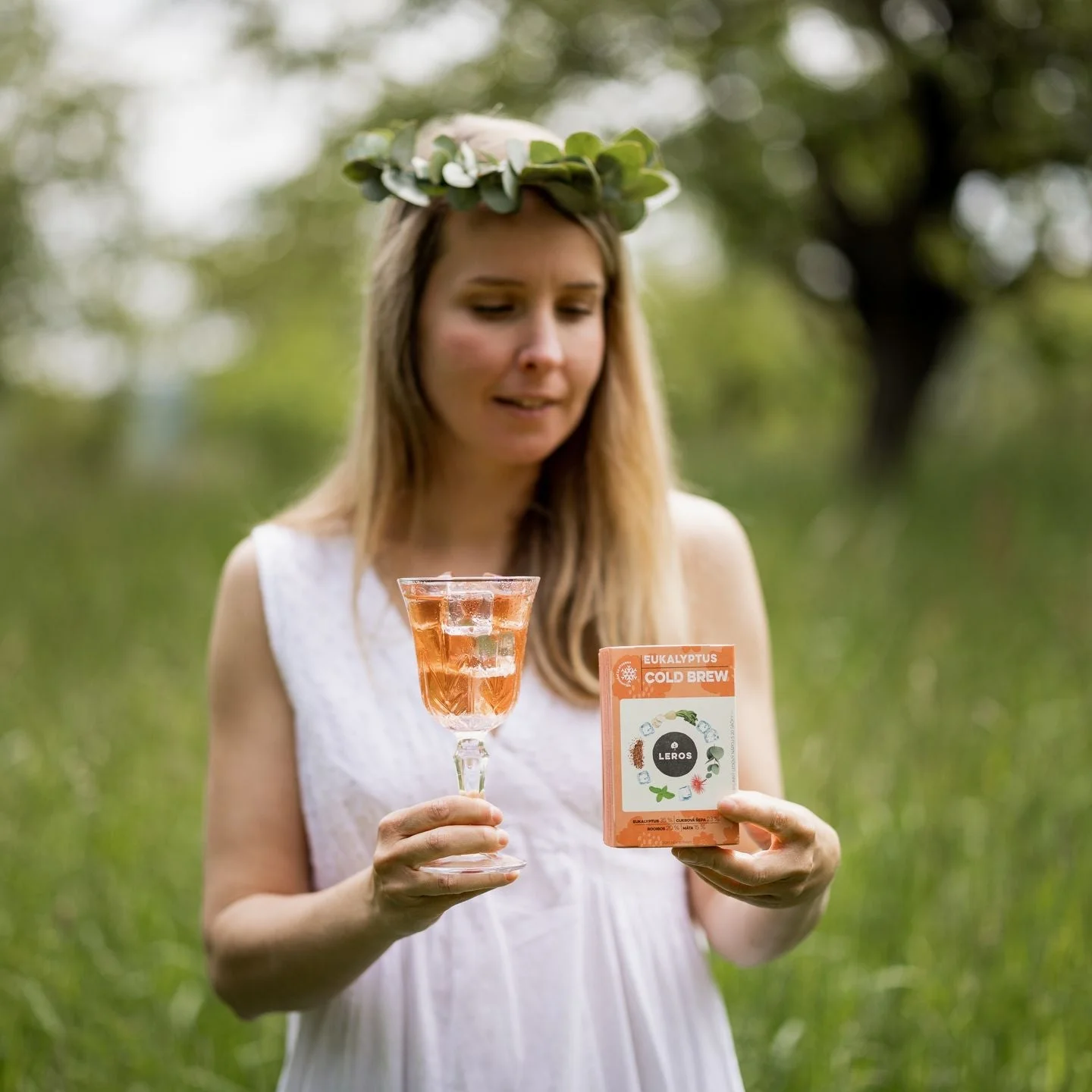 LEROS Bylinná směs Eukalyptus Cold Brew - nálev. sáčky (20 x 1,8 g) - na přípravu ledového čaje