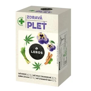 LEROS Bylinný čaj Zdravá pleť - nálev. sáčky (20 x 1,5 g) - pročistí a rozzáří pleť