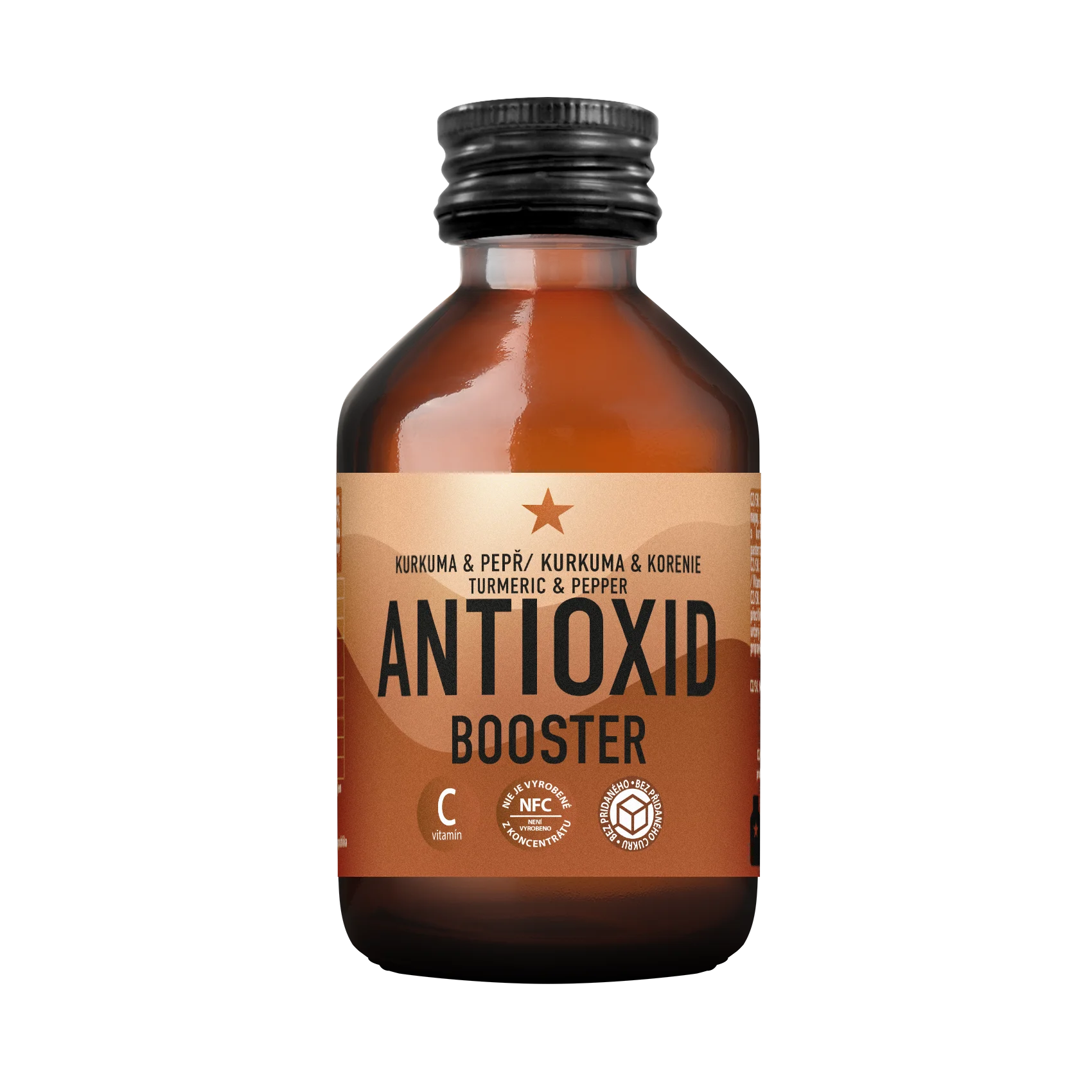 LEROS Healthy booster Kurkuma & Pepř Antioxid shot (100 ml) - pro očištění těla