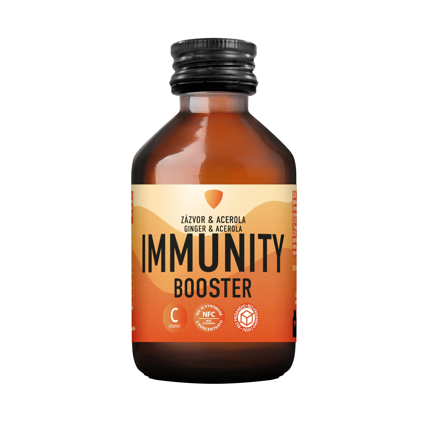 LEROS Healthy booster Zázvor & Acerola Immunity shot (100 ml) - pro posílení obranyschopnosti