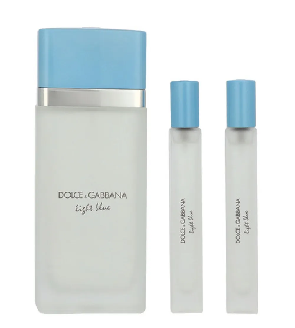 Light Blue 100 ml + 2 x EDT MINI toaletní voda pro ženy 10 ml