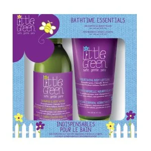 Little Green KIDS Bathtime Essentials Box pro děti (sprchový gel+tělové mléko) +180 ml