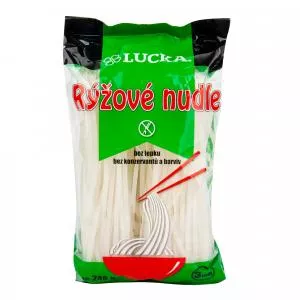 Lucka Těstoviny nudle rýžové 3 mm bezlepkové 240 g   LUCKA