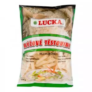 Lucka Těstoviny penne rýžové bezlepkové 300 g   LUCKA