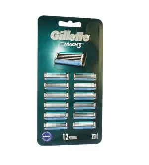 Gillette Mach3 Náhradní břity 12 ks