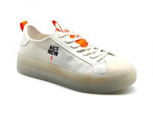 Match sneakers woman white