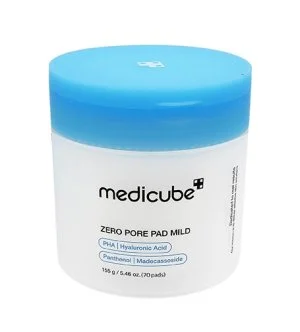 Medicube Zero Pore Pad Mild peelingové pleťové tamponky pro citlivou pleť 70 ks