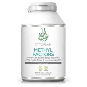 Cytoplan METHYL FAKTORY - B1 + Betain + B2 + B6 + Kyselina listová (L-Methylfolát) + Vitamín B12 a Zinek, 60 kapslí