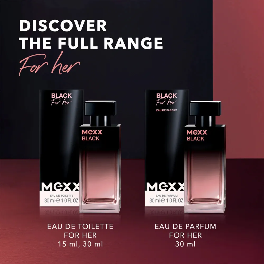 Black For Her toaletní voda pro ženy 30 ml